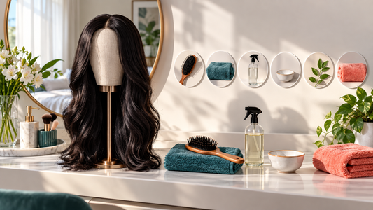 Com que frequência as perucas de cabelo humano devem ser limpas para uma beleza duradoura?