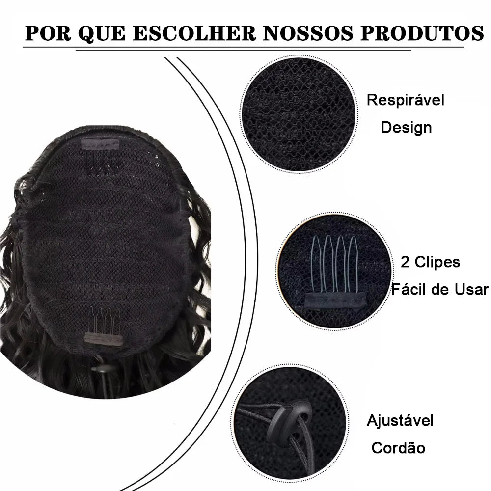 Aplique Rabo de Cavalo Curto