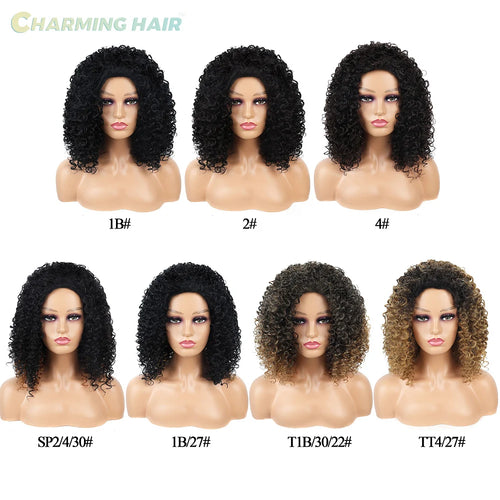 Peruca Cabelo Fibra Orgânica Premium Feminina Ondulado
