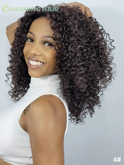 Peruca Cabelo Fibra Orgânica Premium Feminina Ondulado