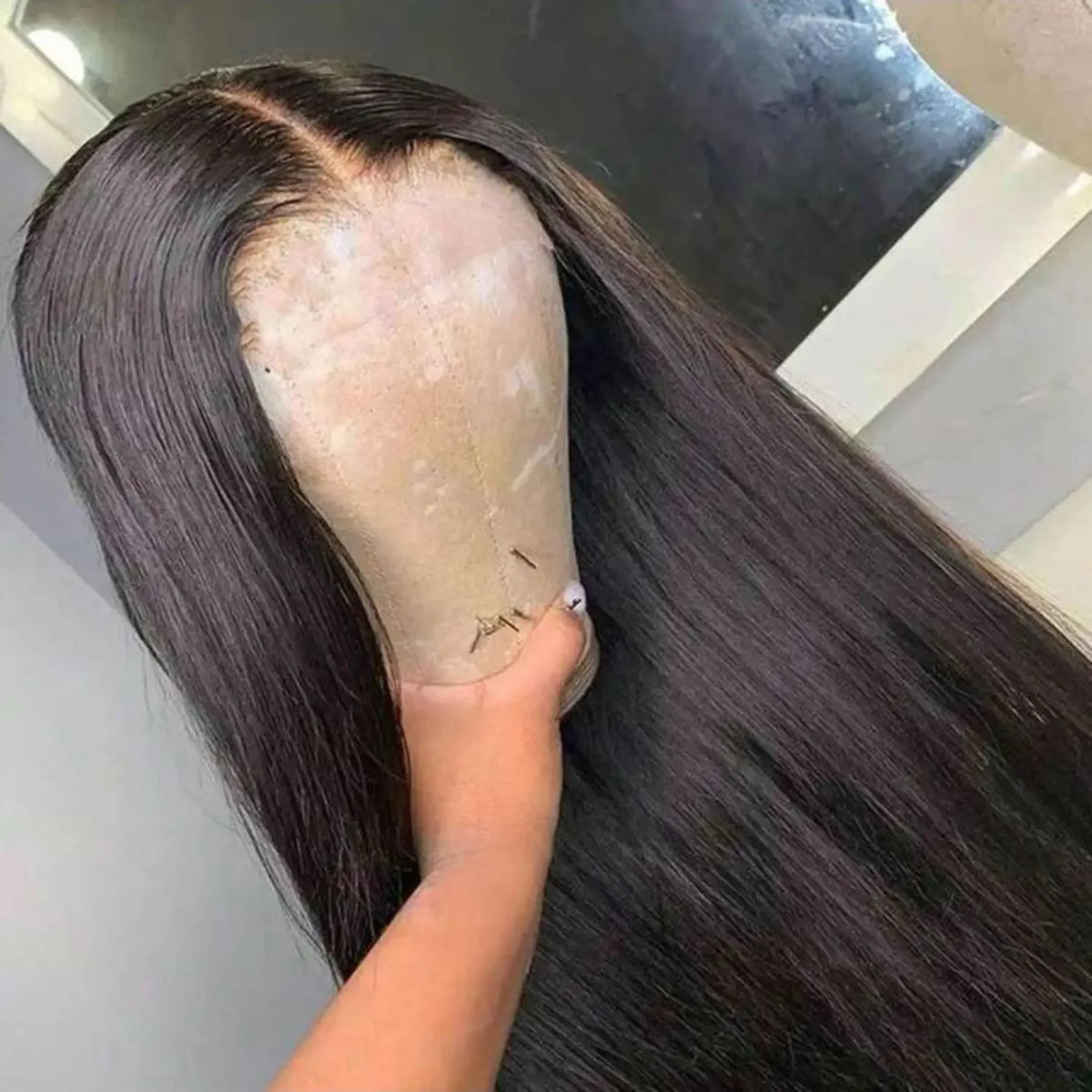 Peruca Sintética Lisa Lace Front